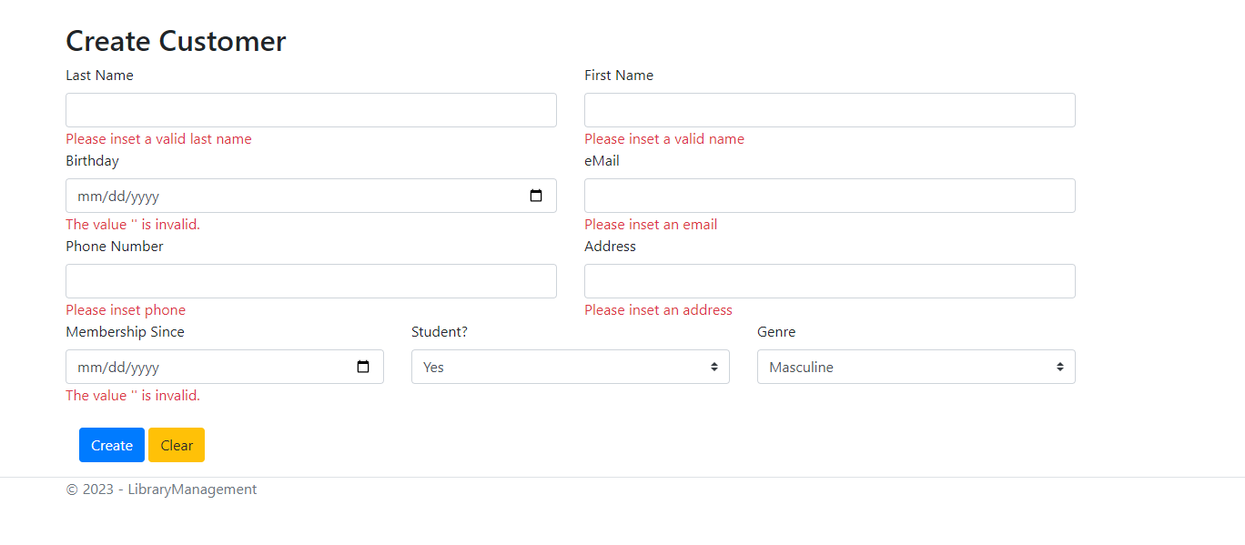 Library Management - View 8