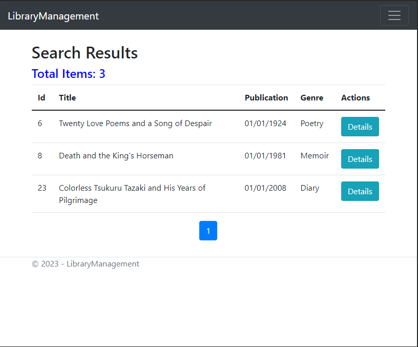 Library Management - View 12