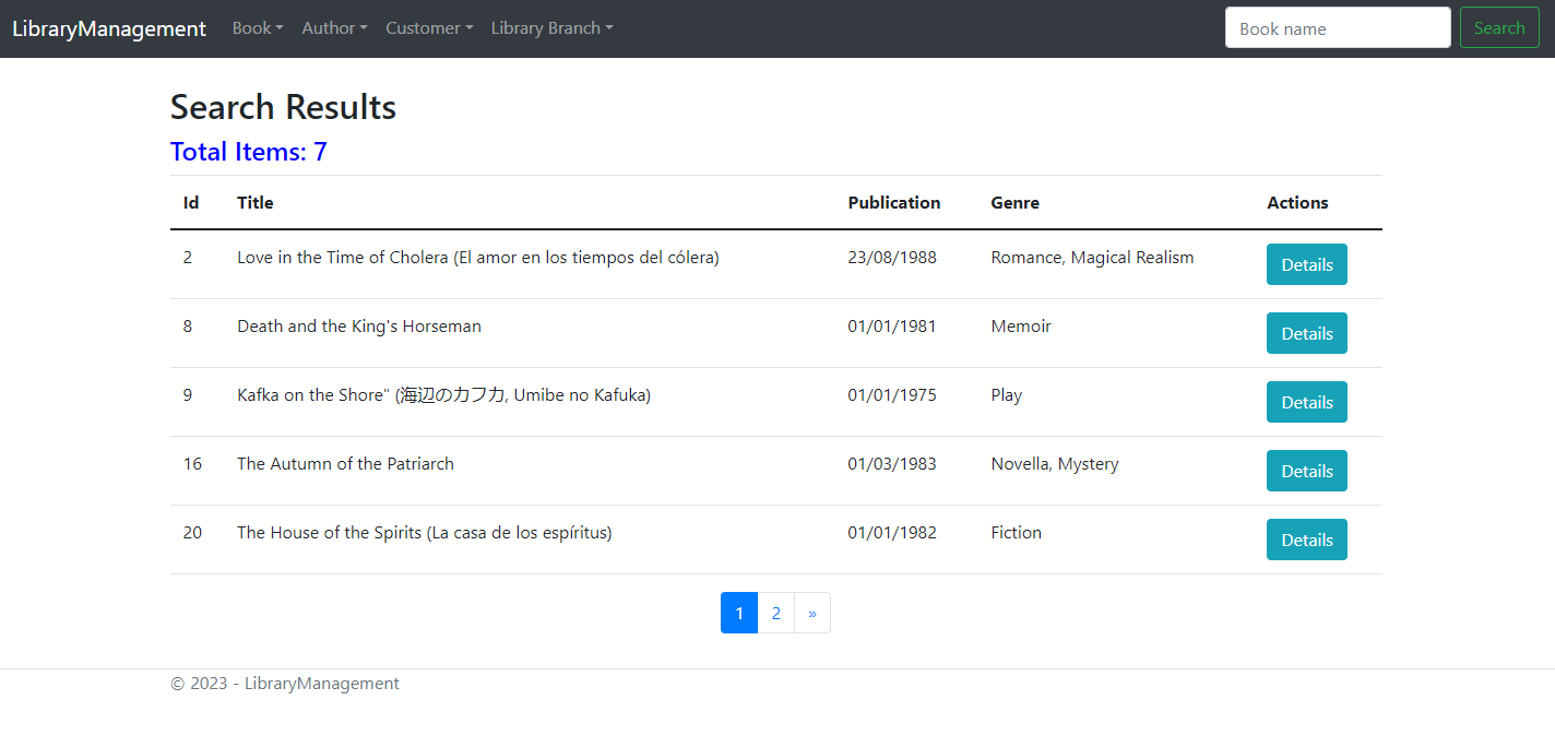 Library Management - View 13